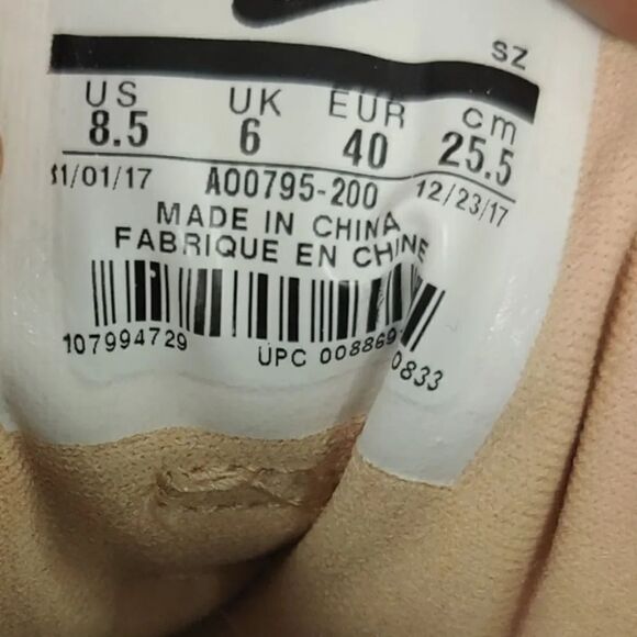 Nike Air Max 1 Premium Vachetta Tan Women's Running 3 Size 8.5 AO0795-200 - Picture 8 of 8